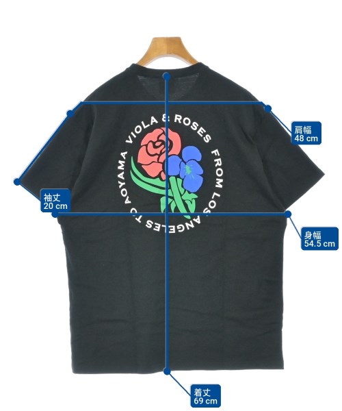 VIOLA&ROSES（ビオラアンドローゼス）Tシャツ・カットソー 黒 サイズ:S メンズ/2200720471328