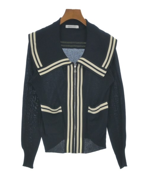 Apaiser lame(アペゼラム)カーディガン 紺 サイズ:38(M位)/2200632784028