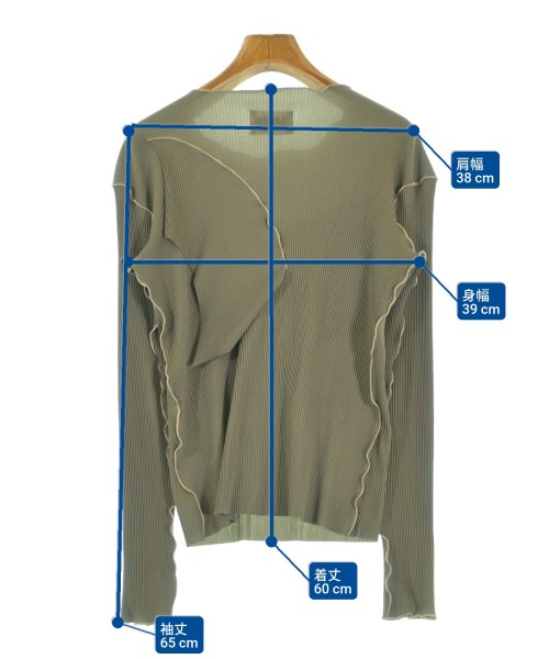 todo kotohayokozawa（トゥードゥー コトハヨコザワ）ブラウス カーキ サイズ:-(S位) レディース/2200634145209