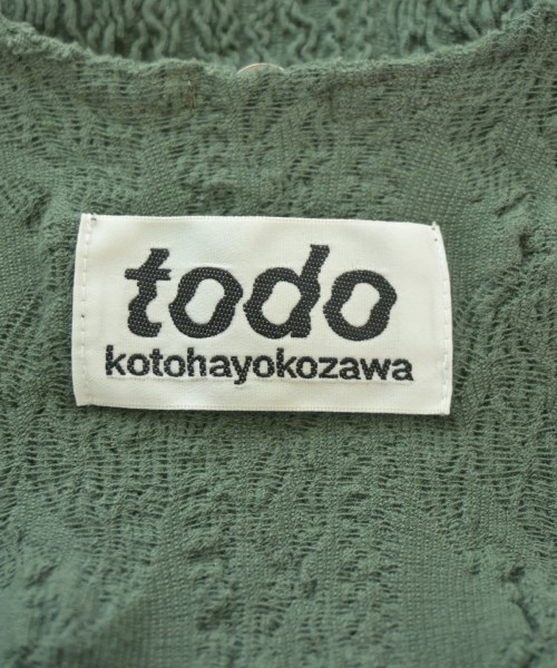 todo kotohayokozawa（トゥードゥー コトハヨコザワ）ニット・セーター カーキ サイズ:1(S位) レディース/2200622047010