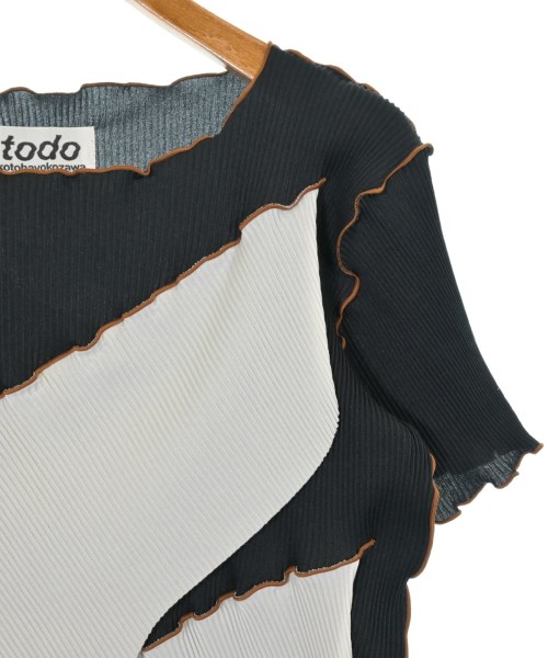 todo kotohayokozawa（トゥードゥー コトハヨコザワ）ブラウス 黒 サイズ:-(S位) レディース/2200600170044