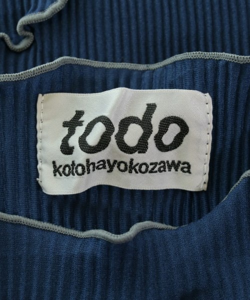 todo kotohayokozawa（トゥードゥー コトハヨコザワ）Tシャツ・カットソー 紺 サイズ:-(M位) レディース/2200624776024