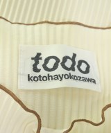 todo kotohayokozawa（トゥードゥー コトハヨコザワ）ブラウス 白 サイズ:F レディース/2200611748102
