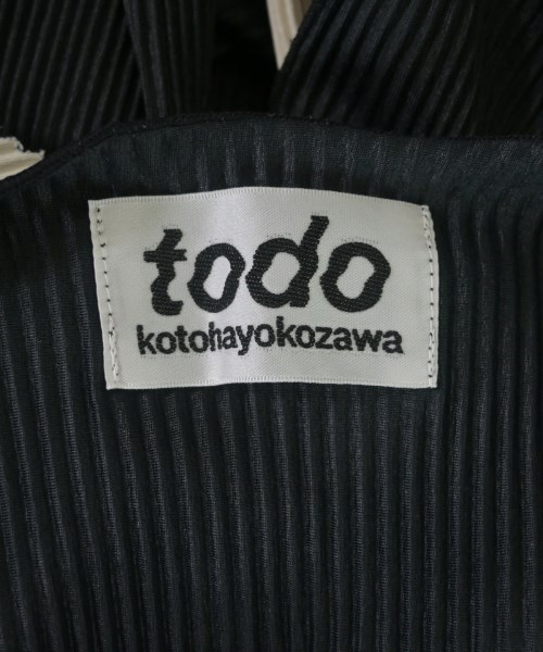todo kotohayokozawa（トゥードゥー コトハヨコザワ）ワンピース 黒 サイズ:-(S位) レディース/2200620865081