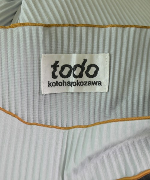 todo kotohayokozawa（トゥードゥー コトハヨコザワ）ワンピース 青 サイズ:F レディース/2200606599016