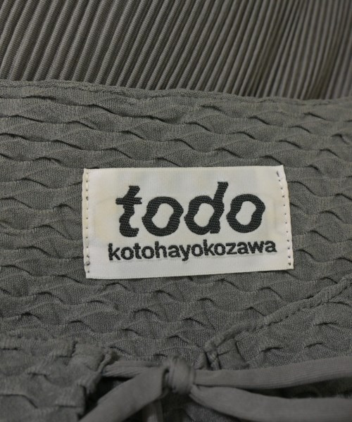 todo kotohayokozawa（トゥードゥー コトハヨコザワ）Tシャツ・カットソー グレー サイズ:-(M位) レディース/2200674539310
