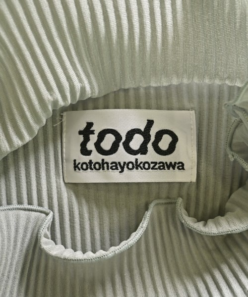 todo kotohayokozawa（トゥードゥー コトハヨコザワ）ブラウス 緑 サイズ:-(M位) レディース/2200697438096