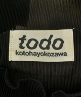 todo kotohayokozawa（トゥードゥー コトハヨコザワ）カジュアルシャツ 黒 サイズ:F レディース/2200656477012