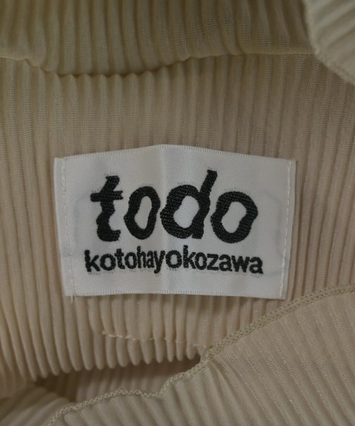 todo kotohayokozawa（トゥードゥー コトハヨコザワ）Tシャツ・カットソー ベージュ サイズ:F レディース/2200698836013