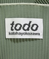 todo kotohayokozawa（トゥードゥー コトハヨコザワ）ブラウス 緑 サイズ:-(XS位) レディース/2200715710029
