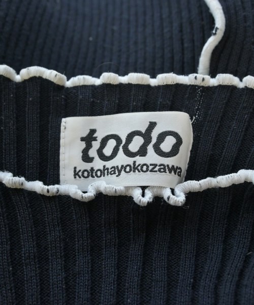 todo kotohayokozawa（トゥードゥー コトハヨコザワ）ニット・セーター 黒 サイズ:-(XS位) レディース/2200647606070