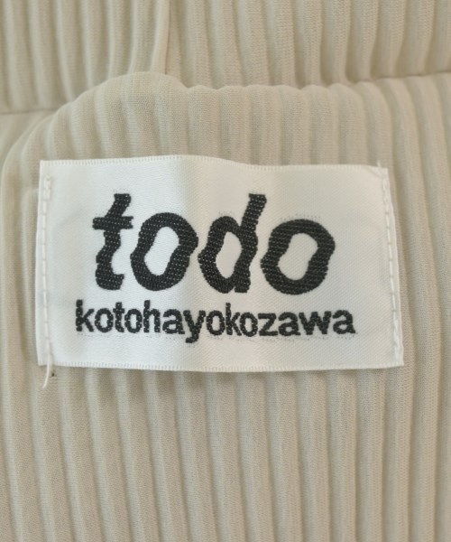 todo kotohayokozawa（トゥードゥー コトハヨコザワ）カジュアルシャツ ベージュ サイズ:F レディース/2200648349044