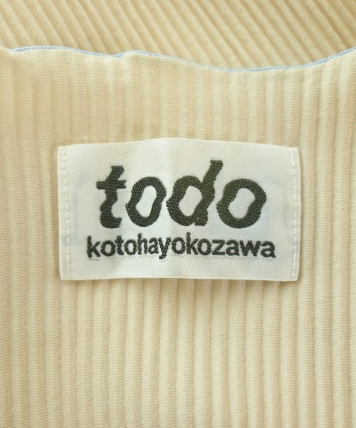 todo kotohayokozawa（トゥードゥー コトハヨコザワ）Tシャツ・カットソー ベージュ サイズ:-(XL位) レディース/2200651379014