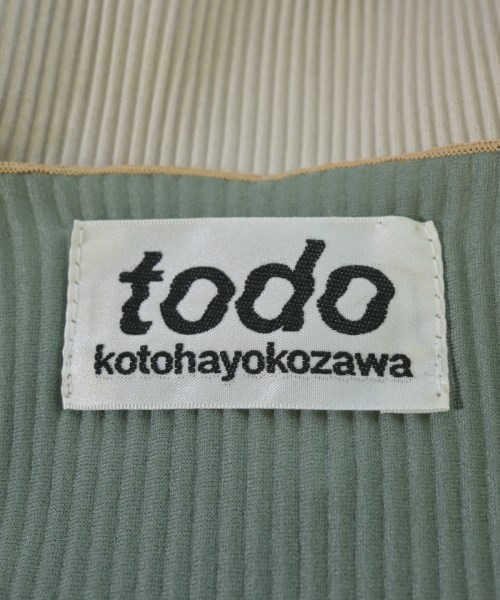 todo kotohayokozawa（トゥードゥー コトハヨコザワ）ワンピース カーキ サイズ:-(L位) レディース/2200702961038