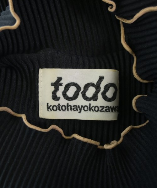 todo kotohayokozawa（トゥードゥー コトハヨコザワ）ワンピース 黒 サイズ:-(M位) レディース/2200732283032