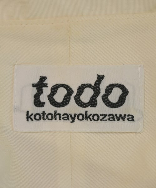 todo kotohayokozawa（トゥードゥー コトハヨコザワ）カジュアルシャツ 白 サイズ:F レディース/2200720556032