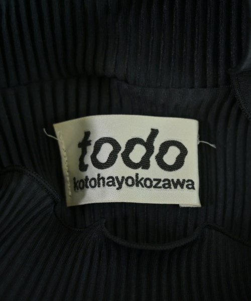 todo kotohayokozawa（トゥードゥー コトハヨコザワ）ワンピース 黒 サイズ:F レディース/2200729091084