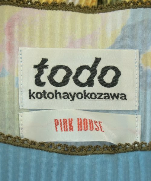 todo kotohayokozawa（トゥードゥー コトハヨコザワ）カジュアルシャツ 青 サイズ:3(L位) レディース/2200684697208