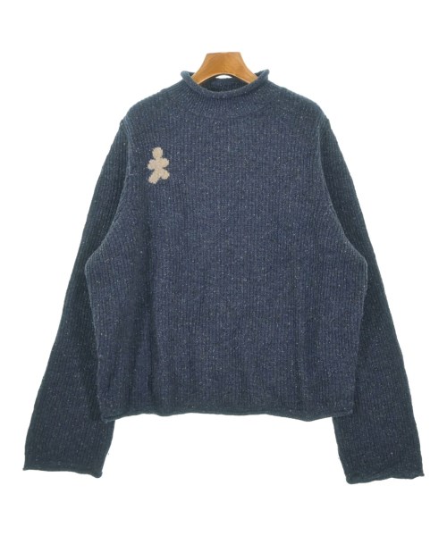 irojikake(イロジカケ)ニット・セーター 紺 サイズ:M/2200664321253