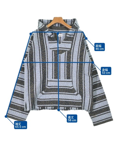 irojikake（イロジカケ）ニット・セーター 青 サイズ:M レディース/2200664321284