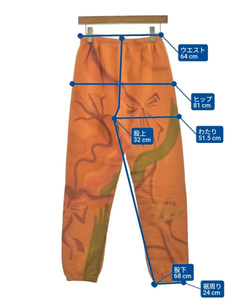 Collina Strada（コリーナストラダ）スウェットパンツ オレンジ サイズ:XS メンズ/2200676934243