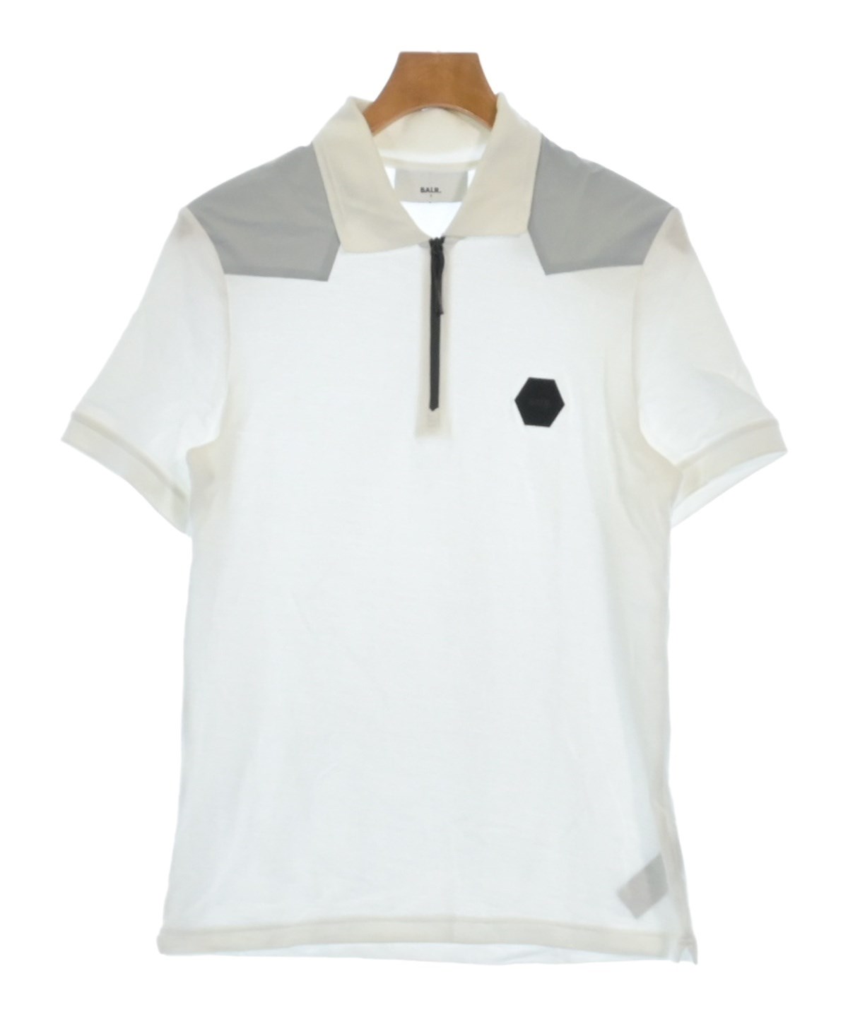 BALR.（ボーラ―）ポロシャツ 白 サイズ:S メンズ/2200618366217