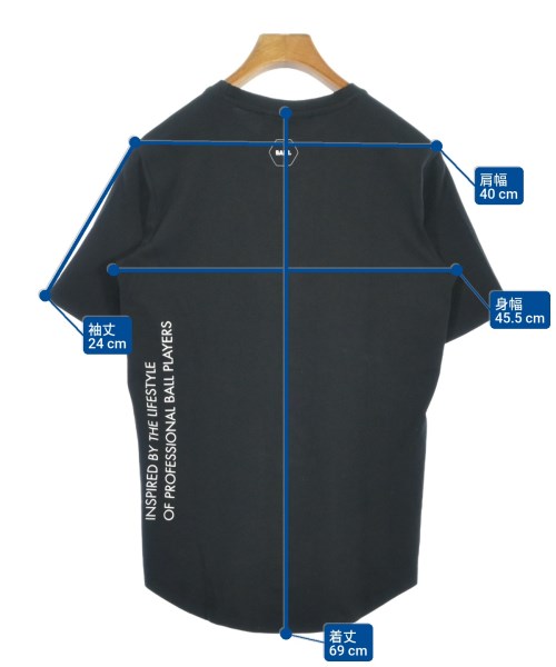 BALR.（ボーラ―）Tシャツ・カットソー 黒 サイズ:S メンズ/2200698934139