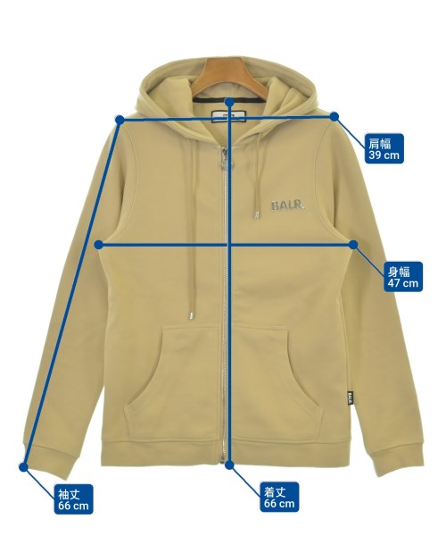 BALR.（ボーラ―）パーカー ベージュ サイズ:XS メンズ/2200696128073