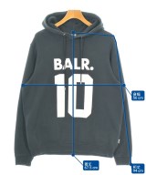 BALR.（ボーラ―）パーカー 黒 サイズ:M メンズ/2200701172046