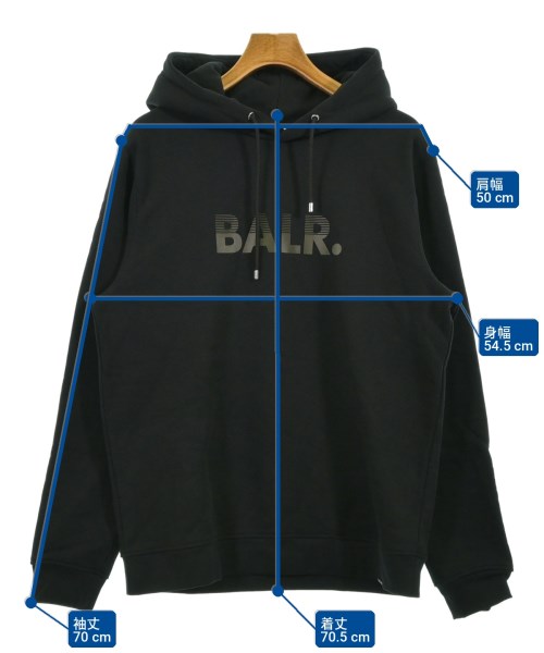 BALR.（ボーラ―）パーカー 黒 サイズ:M メンズ/2200702856020