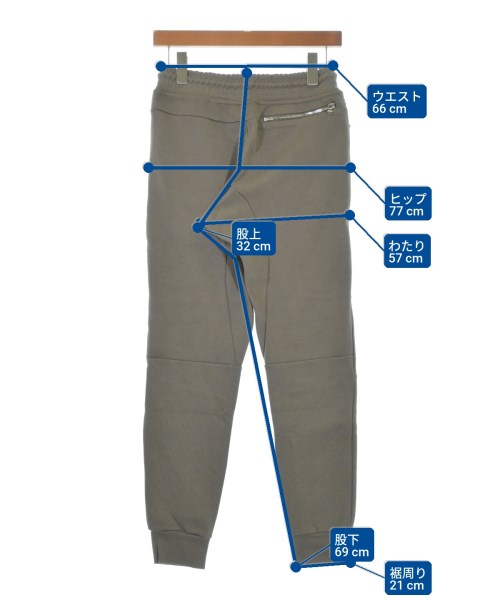 BALR.（ボーラ―）スウェットパンツ カーキ サイズ:XS レディース/2200688776053