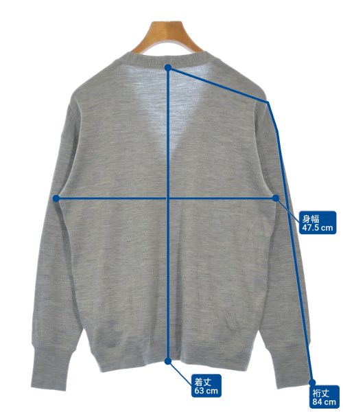 THE BASICS（ザベーシックス）カーディガン グレー サイズ:S メンズ/2200618939046