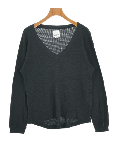 THE BASICS(ザベーシックス)Tシャツ・カットソー 黒 サイズ:0(XS位)/2200673706058