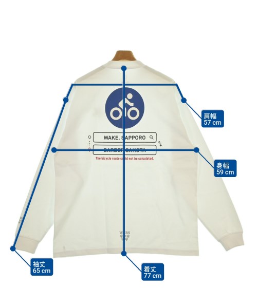 ALWAYTH（オールウェイス）Tシャツ・カットソー 白 サイズ:XXL メンズ/2200625780037