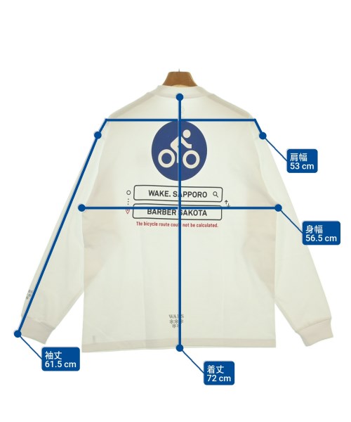 ALWAYTH（オールウェイス）Tシャツ・カットソー 白 サイズ:L メンズ/2200625780068