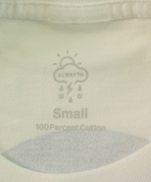 ALWAYTH（オールウェイス）Tシャツ・カットソー 白 サイズ:S メンズ/2200625780082