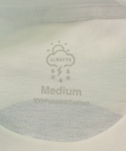 ALWAYTH（オールウェイス）Tシャツ・カットソー 白 サイズ:M メンズ/2200625780099