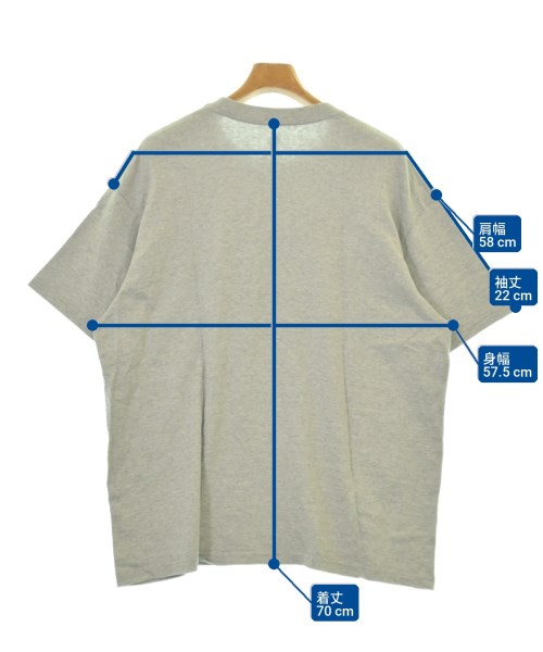 ALWAYTH（オールウェイス）Tシャツ・カットソー グレー サイズ:L メンズ/2200715360118