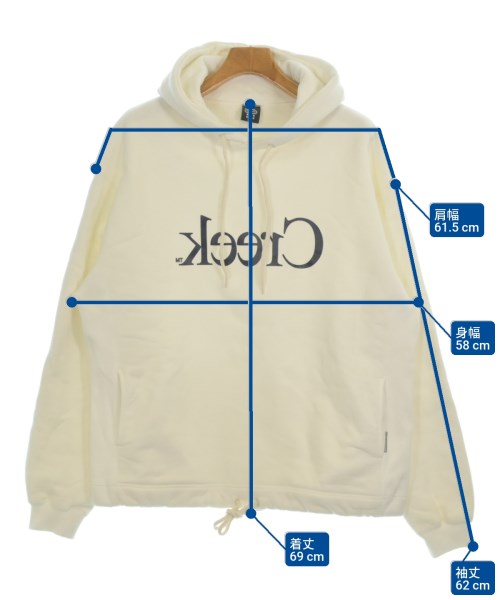 ALWAYTH（オールウェイス）パーカー 白 サイズ:L メンズ/2200663277025