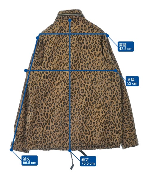 VIS A VIS（ヴィザヴィ）ミリタリーブルゾン 茶 サイズ:3(L位) レディース/2200637311052