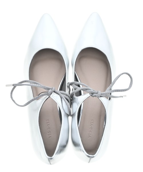 VIS A VIS（ヴィザヴィ）パンプス シルバー サイズ:L(24.5cm位) レディース/2200625980307
