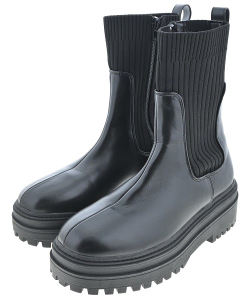 VIS A VIS(ヴィザヴィ)ブーツ 黒 サイズ:M(23.5cm位)/2200625980406