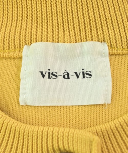 VIS A VIS（ヴィザヴィ）カーディガン 黄 サイズ:F レディース/2200643022027