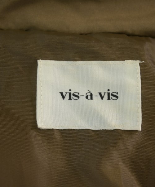 VIS A VIS（ヴィザヴィ）ダウンジャケット/ダウンベスト 茶 サイズ:M レディース/2200724590018