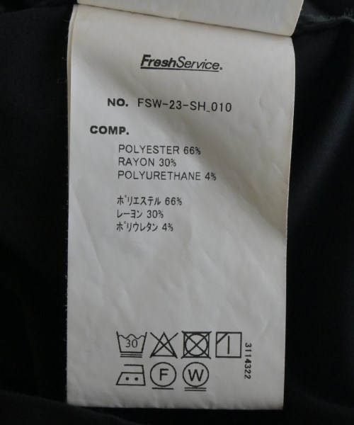 FreshService（フレッシュサービス）カジュアルシャツ 黒 サイズ:F メンズ/2200517197042