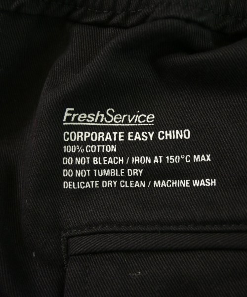 FreshService（フレッシュサービス）チノパン 黒 サイズ:L メンズ/2200639864037