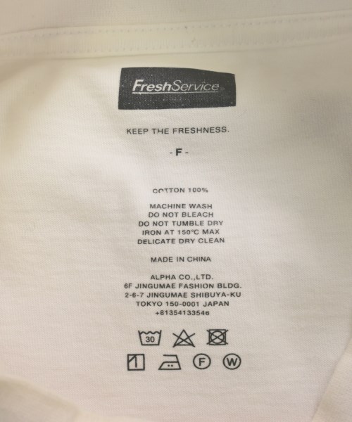 FreshService（フレッシュサービス）Tシャツ・カットソー 白 サイズ:F メンズ/2200536585011