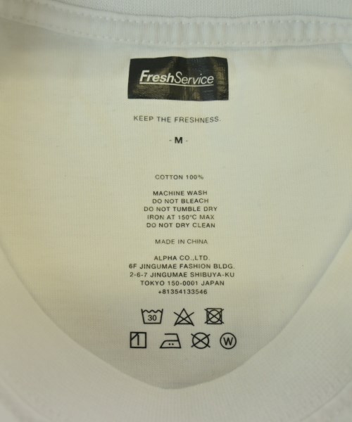 FreshService（フレッシュサービス）Tシャツ・カットソー 白 サイズ:M メンズ/2200630291061