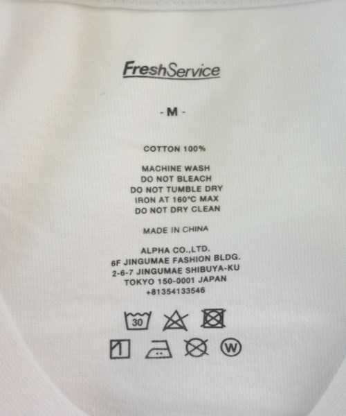 FreshService（フレッシュサービス）Tシャツ・カットソー 白 サイズ:M メンズ/2200615366036