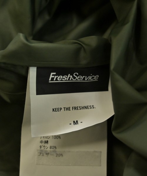 FreshService（フレッシュサービス）ダウンジャケット/ダウンベスト カーキ サイズ:M メンズ/2200606287036